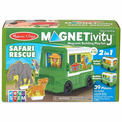 Melissa And Doug Magnetivity Safari Rescue Play Set 1 Unit QFC
