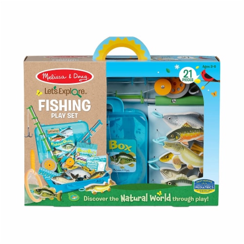 Melissa & Doug® Let's Explore™ Fishing Play Set Perspective: front