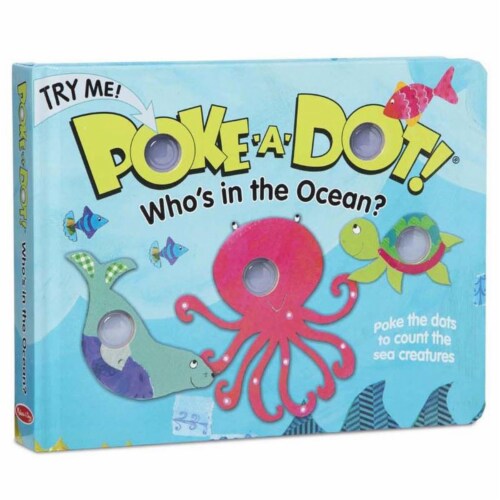 Melissa & Doug LCI31342 Poke A Dot Whos In The Ocean Perspective: front