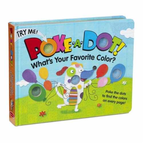 Melissa & Doug LCI31344 Poke A Dot Whats Your Fav Color Perspective: front