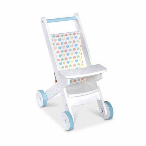 Melissa & Doug LCI31725 Mine to Love Play Stroller, Multi Color Perspective: front