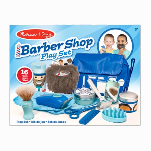 Melissa & Doug Barber Shop Play Set Perspective: front