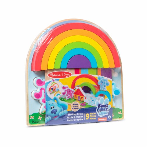 Melissa & Doug Blues Clues Rainbow Puzzle Perspective: front