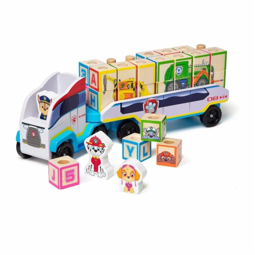 Melissa & Doug® Paw Patrol ABC Block Truck Perspective: front