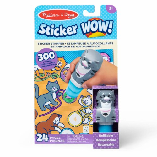 Melissa & Doug Sticker WOW! Activity Pad Set - Cat Perspective: front