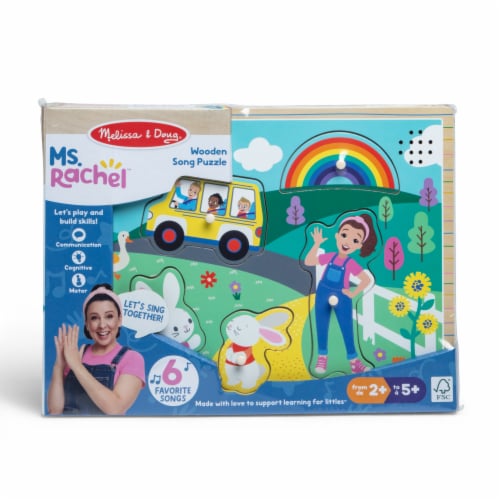 Melissa & Doug Ms. Rachel Sound Puzzle Perspective: front