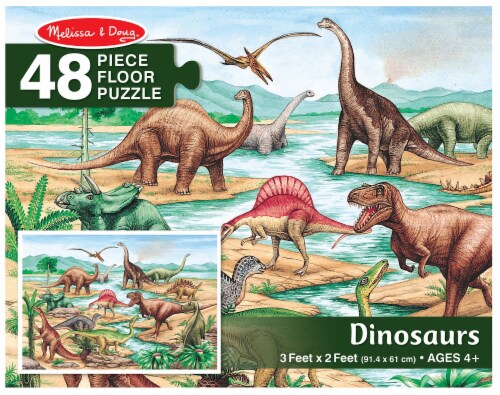 Melissa & Doug Dinosaur - Wooden Stamp Set