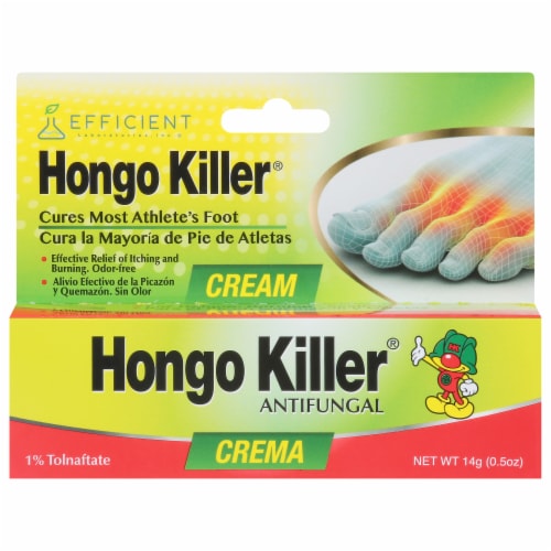 Hongo Killer Antifungal Foot Cream Perspective: front