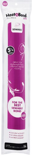 HeatnBond Lite Iron-On Adhesive-17 X5.25yd Perspective: front