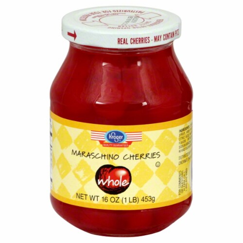 Kroger®  Maraschino Cherries Perspective: front