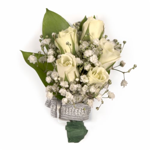 Corsage 5 Bloom - White Perspective: front