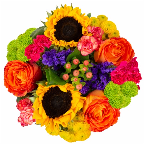 Bella Mixed Flower Bouquet Perspective: front