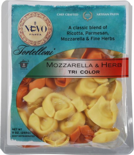 Nuovo Tri-Color Mozzarella & Herb Tortellini Perspective: front