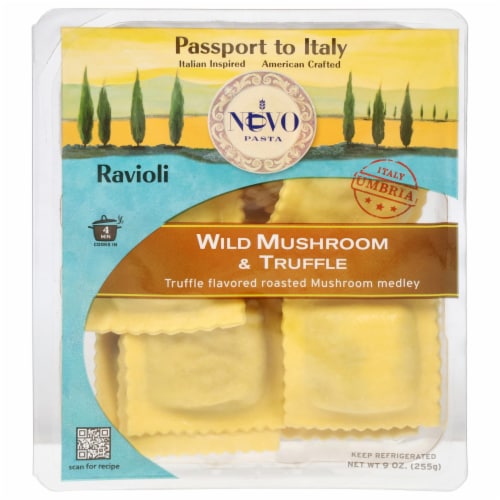 Nuovo Wild Mushroom & Truffle Ravioli Perspective: front
