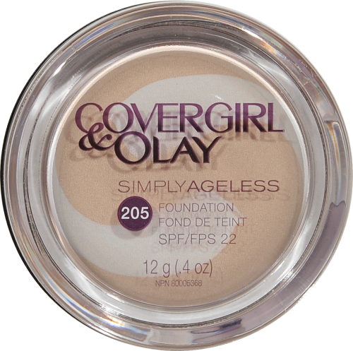 CoverGirl & Olay Simply Ageless Ivory Foundation Perspective: front