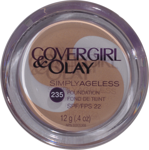 CoverGirl & Olay Simply Ageless Medium Light Foundation Perspective: front
