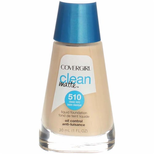 CoverGirl Clean 510 Classic Ivory Oil Control Liquid Foundation Perspective: front