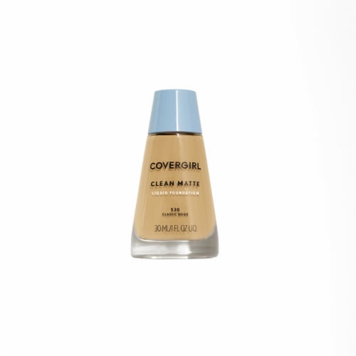CoverGirl Clean Oil Control 530 Classic Beige Liquid Foundation Perspective: front
