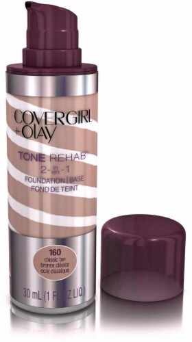 CoverGirl & Olay Tone Rehab Classic Tan Makeup Perspective: front