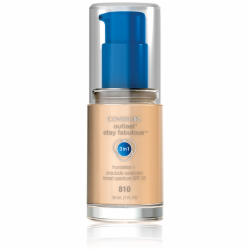 CoverGirl Outlast All Day Stay Fabulous 3-in-1 810 Classic Ivory Foundation SPF20 Perspective: front