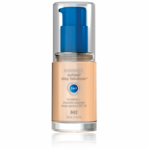 CoverGirl Outlast All Day Stay Fabulous 3-in-1 842 Medium Beige Foundation SPF 20 Perspective: front