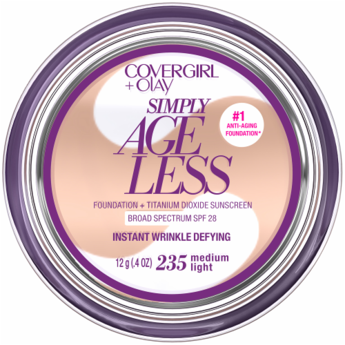 CoverGirl + Olay Simply Ageless Foundation Powder - 235 Medium Light Perspective: front