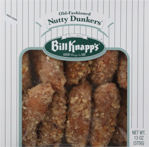 Bill Knapp's® Nutty Dunkers® Donuts Perspective: front