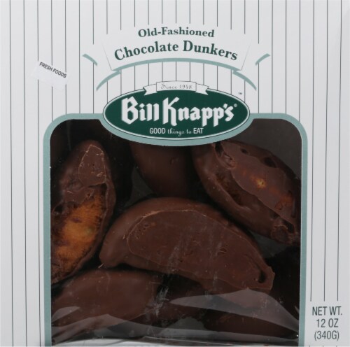 Bill Knapp's® Chocolate Dunkers Donuts Perspective: front