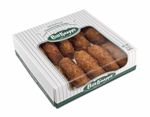Bill Knapp's Old-Fashioned Cinnamon Sugar Dunkers Donuts Perspective: front