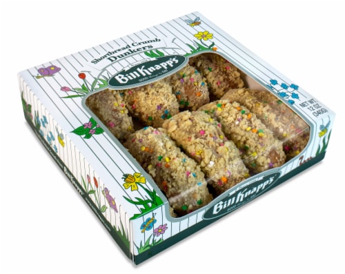 Bill Knapp's  Spring Shortbread Crumb Dunkers Perspective: front