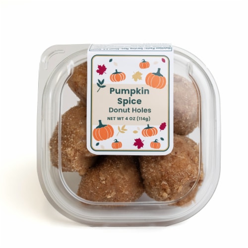 Bill Knapp's Pumpkin Spice Donut Holes Perspective: front
