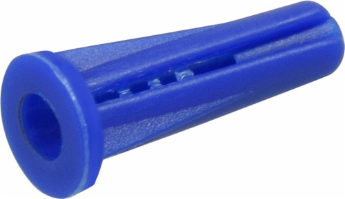 Hillman Blue #10-12 Plastic Anchor Perspective: front
