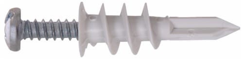 Hillman #8 Nylon Wallboard Anchor with Screw Perspective: front