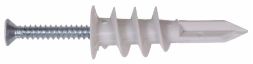 Hillman #8 Nylon Wallboard Anchors Perspective: front