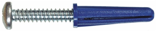 Hillman Plastic Anchors with Screws Kit Perspective: front