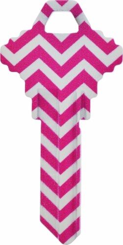Wackey SC1 68 Chevron Key Blank Perspective: front