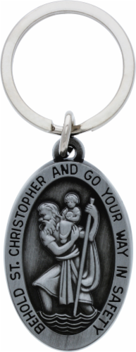 St christopher keychain deals