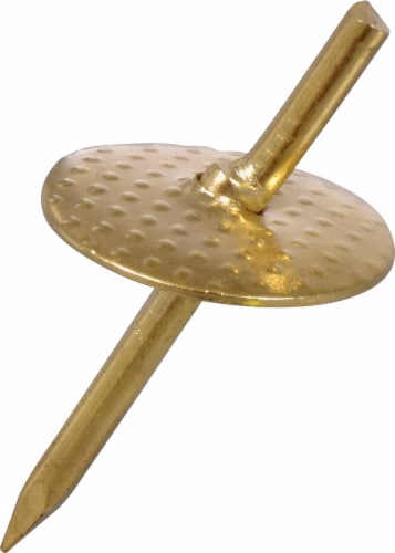 Hillman One-Step Hangers - Brass Perspective: front