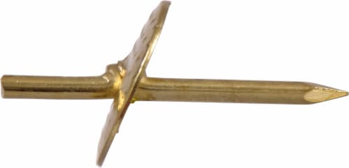 Hillman One-Step Hangers - Brass Perspective: front