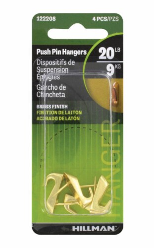 Hillman Green Push Pins 40 pk Hillman Green Push Pins 40 pk