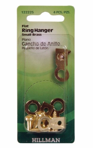 Hillman AnchorWire Steel-Plated Large Ring Hanger 4 pk Hillman AnchorWire Steel-Plated Large Ring Hanger 4 pk