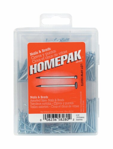 Hillman Assorted Steel Nails & Brads Perspective: front