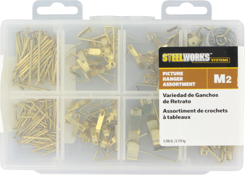 Hillman Steelworks Systems Picture Hanger Assortment M2 Perspective: front