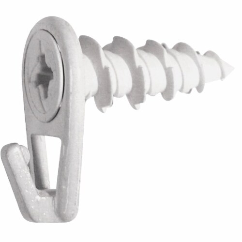 Hillman Wall Driller™ Large Picture Hangers - White Perspective: front