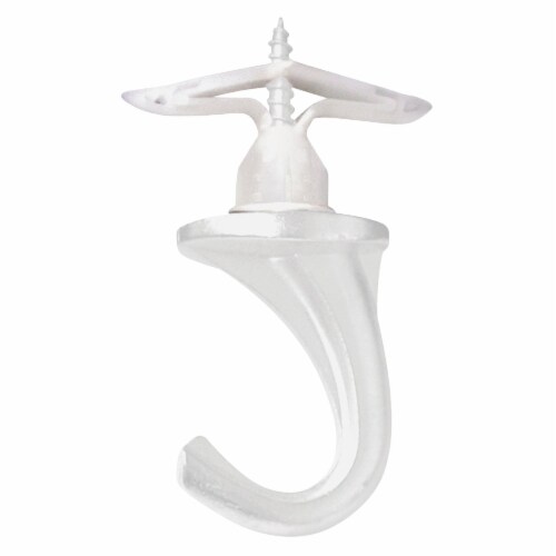 HILLMAN 75lb Sm White Versa Hook 122407 Perspective: front
