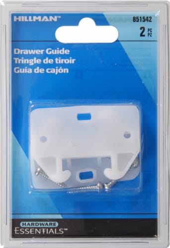 Hillman Plastic Drawer Guide Perspective: front