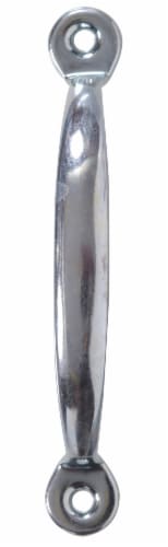 Hillman Door Pull - Zinc Perspective: front