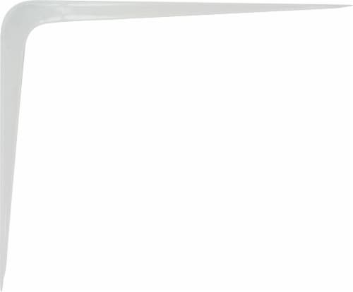 Hillman Hardware Essentials FG Shelf Bracket - White Perspective: front