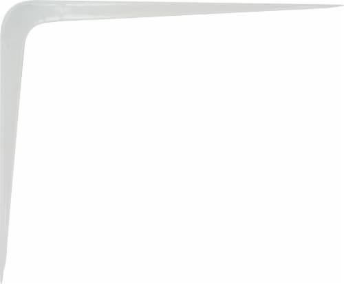 Hillman Shelf Bracket - White Perspective: front
