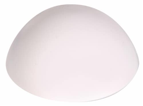 Hillman Soft Wall White Door Stop Perspective: front